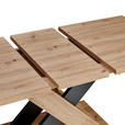 ESSTISCH 140-180/90/75,3 cm Nachbildung  Holzwerkstoff ausziehbar rechteckig Schwarz, Eiche Artisan  - Schwarz/Eiche Artisan, MODERN, Holzwerkstoff (140-180/90/75,3cm) - Carryhome