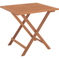 MASĂ PLIANTĂ PENTRU GRĂDINĂ 75/75/72 cm   - culoare lemn tec, Romantik / Landhaus, lemn (75/75/72cm) - Ambia Garden