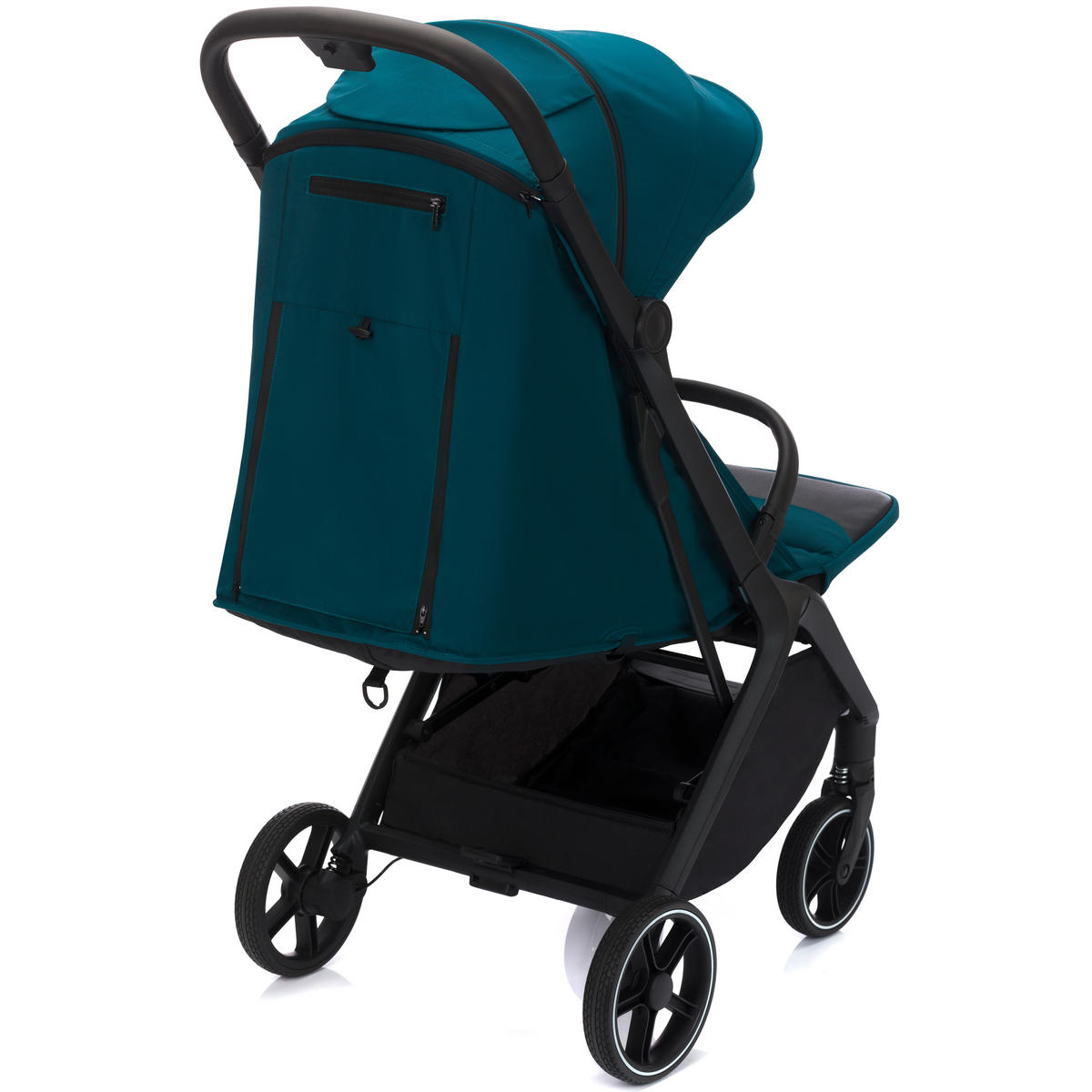 BUGGY Cooper  - Türkis/Schwarz, Basics, Textil (50/107/69cm) - Fillikid