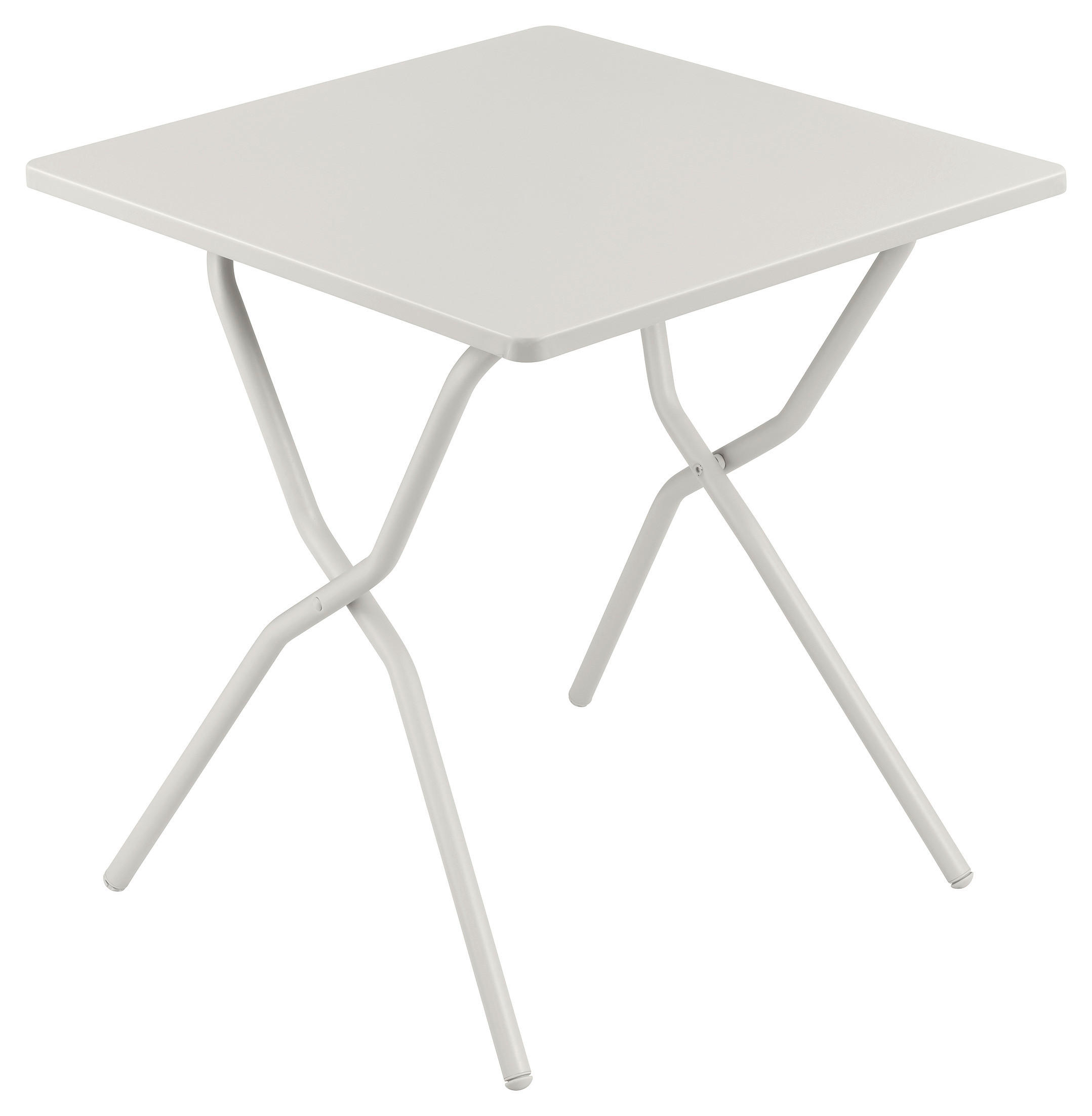 GARTENKLAPPTISCH 70/64/73 cm Metall rechteckig  - Beige, Basics, Metall (70/64/73cm) - Lafuma Mobilier