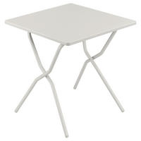 GARTENKLAPPTISCH 70/64/73 cm Metall rechteckig  - Beige, Basics, Metall (70/64/73cm) - Lafuma Mobilier