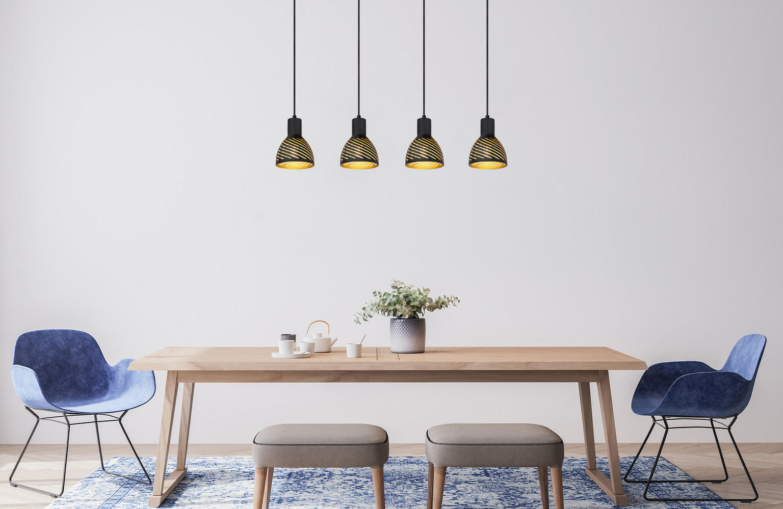 HÄNGELEUCHTE LENNA 90/12,5/120 cm - Einrichtungsbeispiel