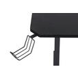 GAMINGTISCH Schwarz  - Schwarz, Design, Holzwerkstoff/Metall (140/60/75cm) - Carryhome