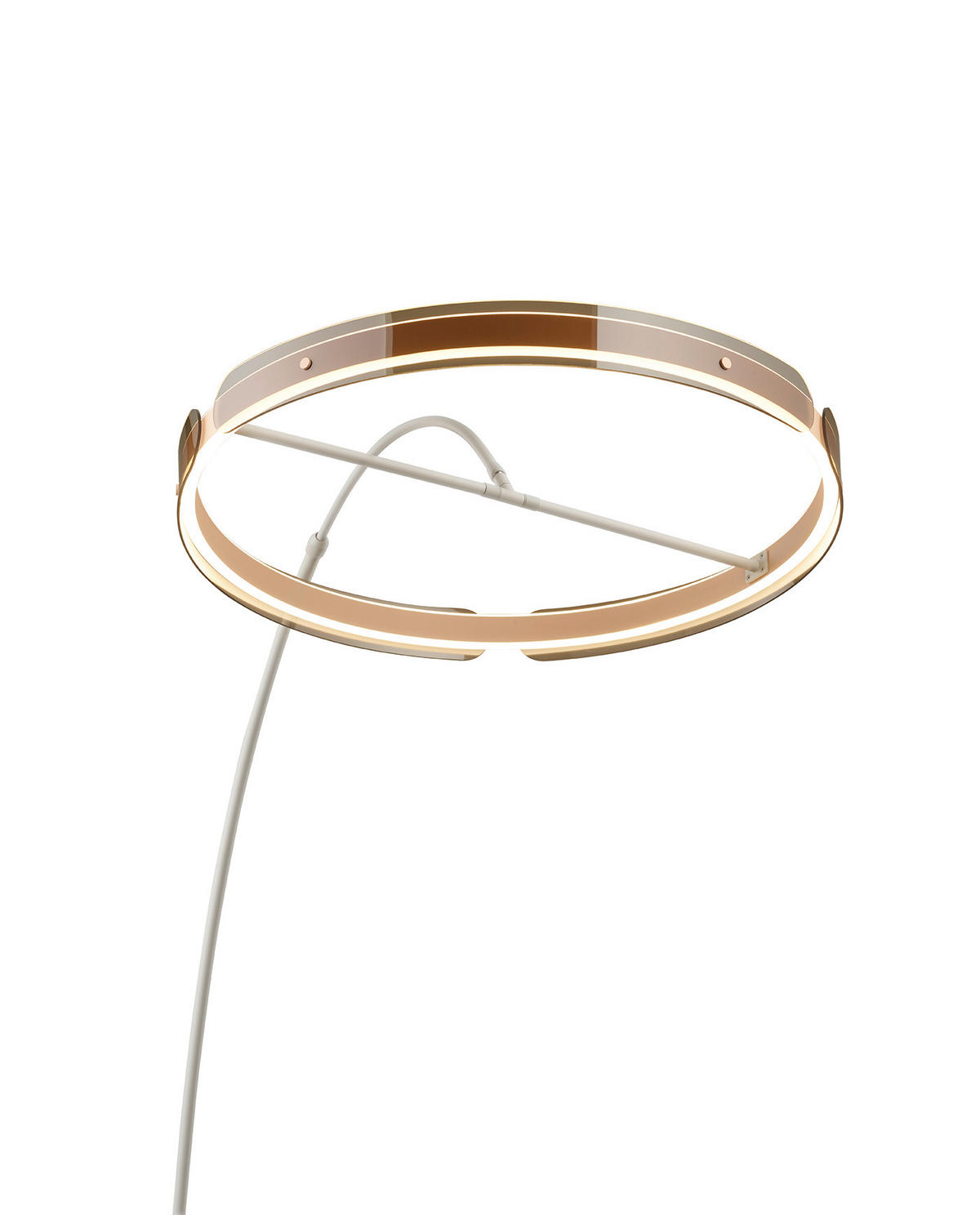 LED-STEHLEUCHTE Valeria   - Orange/Grau, MODERN, Kunststoff/Metall (60/205/180cm) - Musterring