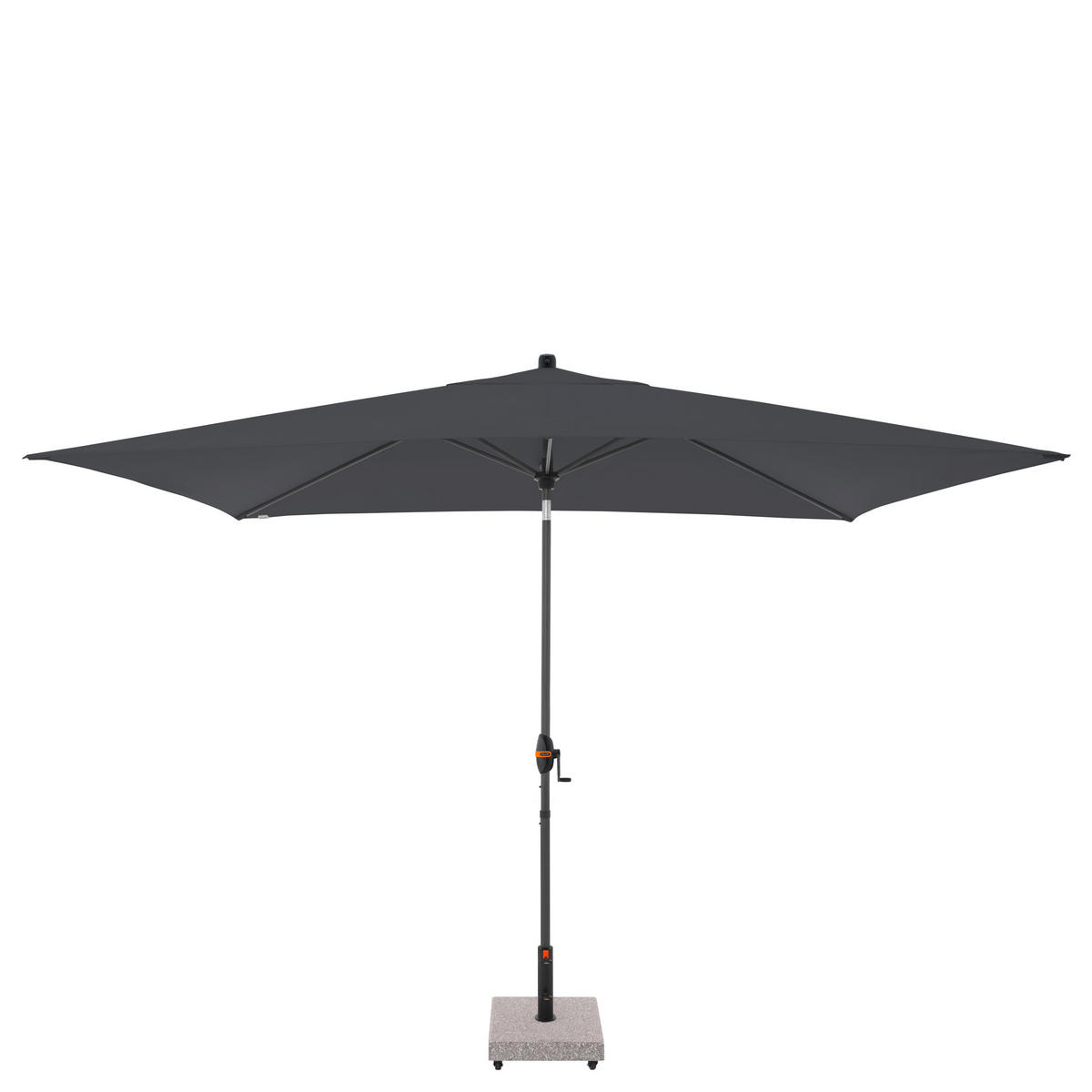 SONNENSCHIRM 300x200 cm Anthrazit  - Anthrazit, Basics, Textil/Metall (300/200cm) - Doppler