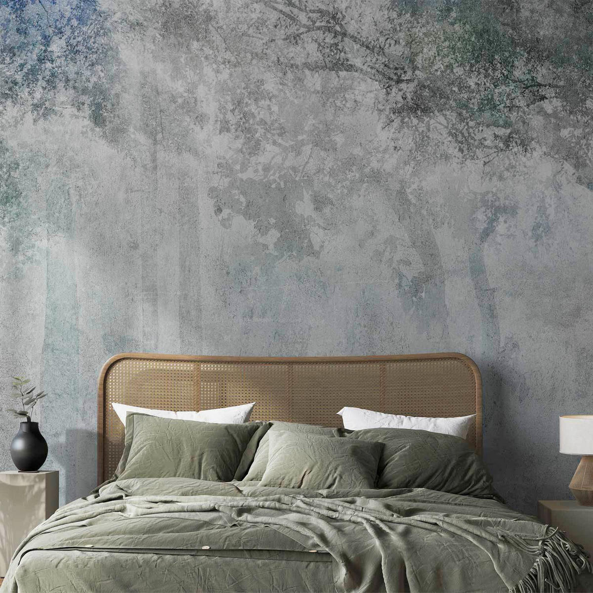 FOTOTAPETE  - Blau/Grau, LIFESTYLE, Textil (450/315cm) - artgeist