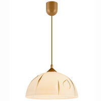 HÄNGELEUCHTE  - Goldfarben, KONVENTIONELL, Glas/Kunststoff (70/30/30cm)