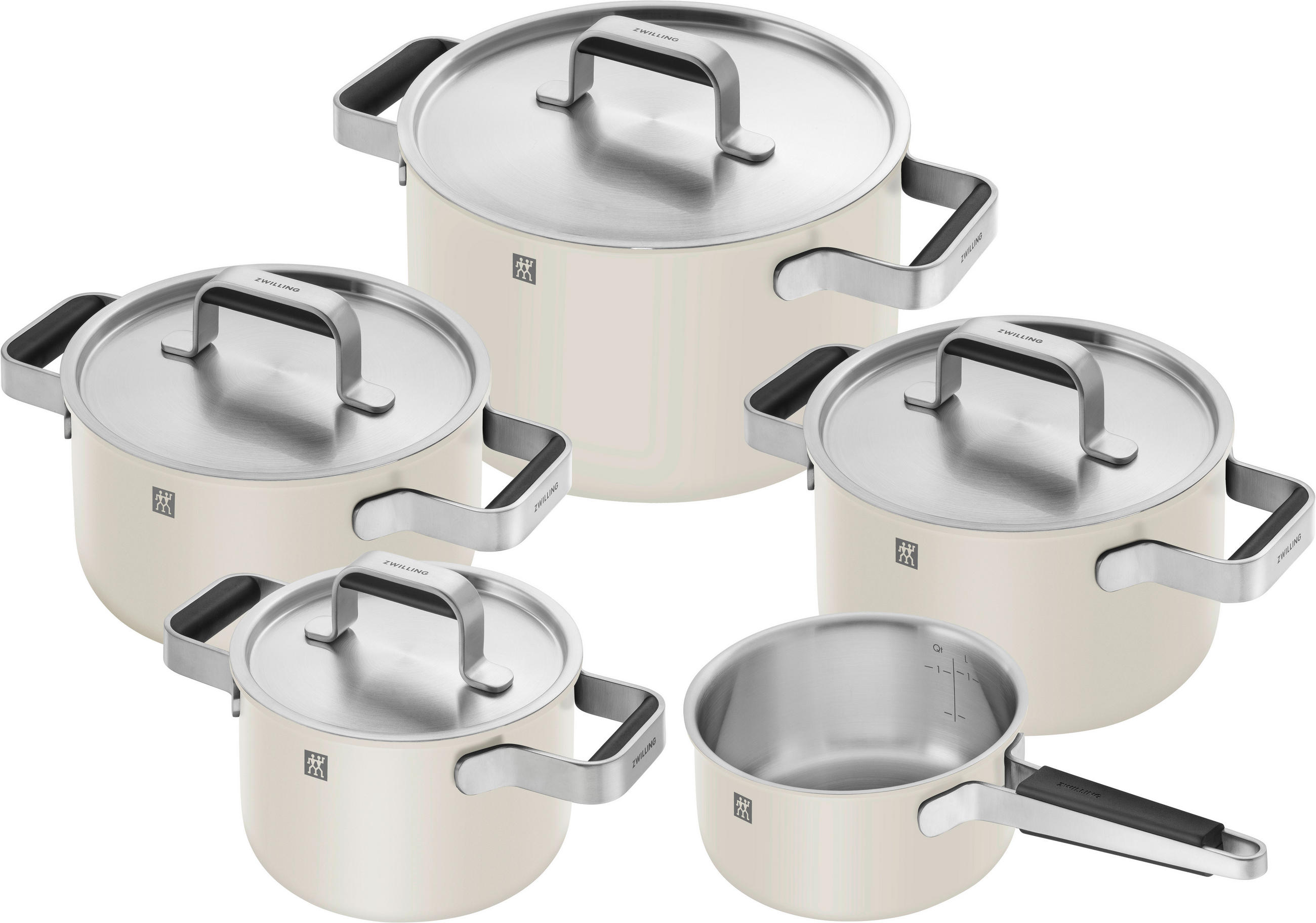 KOCHTOPFSET PURE 5-teilig  - Weiß, Basics - Zwilling