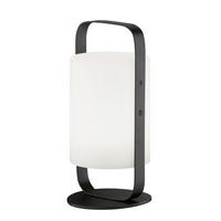 AKKU-TISCHLEUCHTE Casoli 12/25 cm   - Sandfarben/Schwarz, KONVENTIONELL, Kunststoff/Metall (12/25cm)