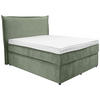 BOXSPRING KREVET 120/200 cm     zelena  - zelena/crna, Konvencionalno, tekstil/plastika (120/200cm) - Boxxx