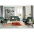 ZWEISITZER-SOFA in Textil Gelb - Gelb/Schwarz, MODERN, Holz/Textil (135/86/80cm) - Carryhome ZWEISITZER-SOFA in Textil Gelb - Gelb/Schwarz, MODERN, Holz/Textil (135/86/80cm) - Carryhome