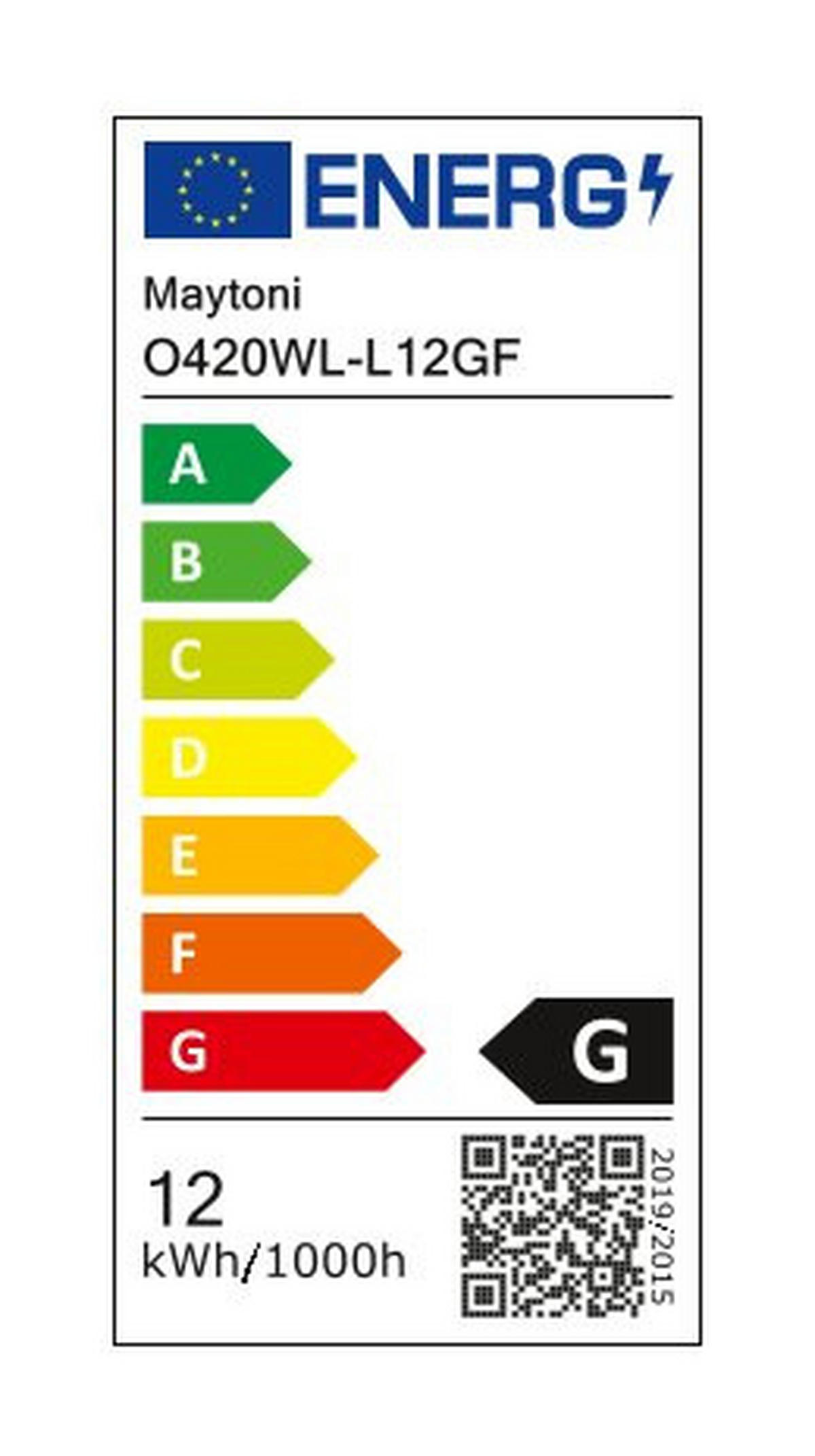 AUßENWANDLEUCHTE Outdoor 18/4 cm   - Graphitfarben, Trend, Metall (18/4cm) - MAYTONI