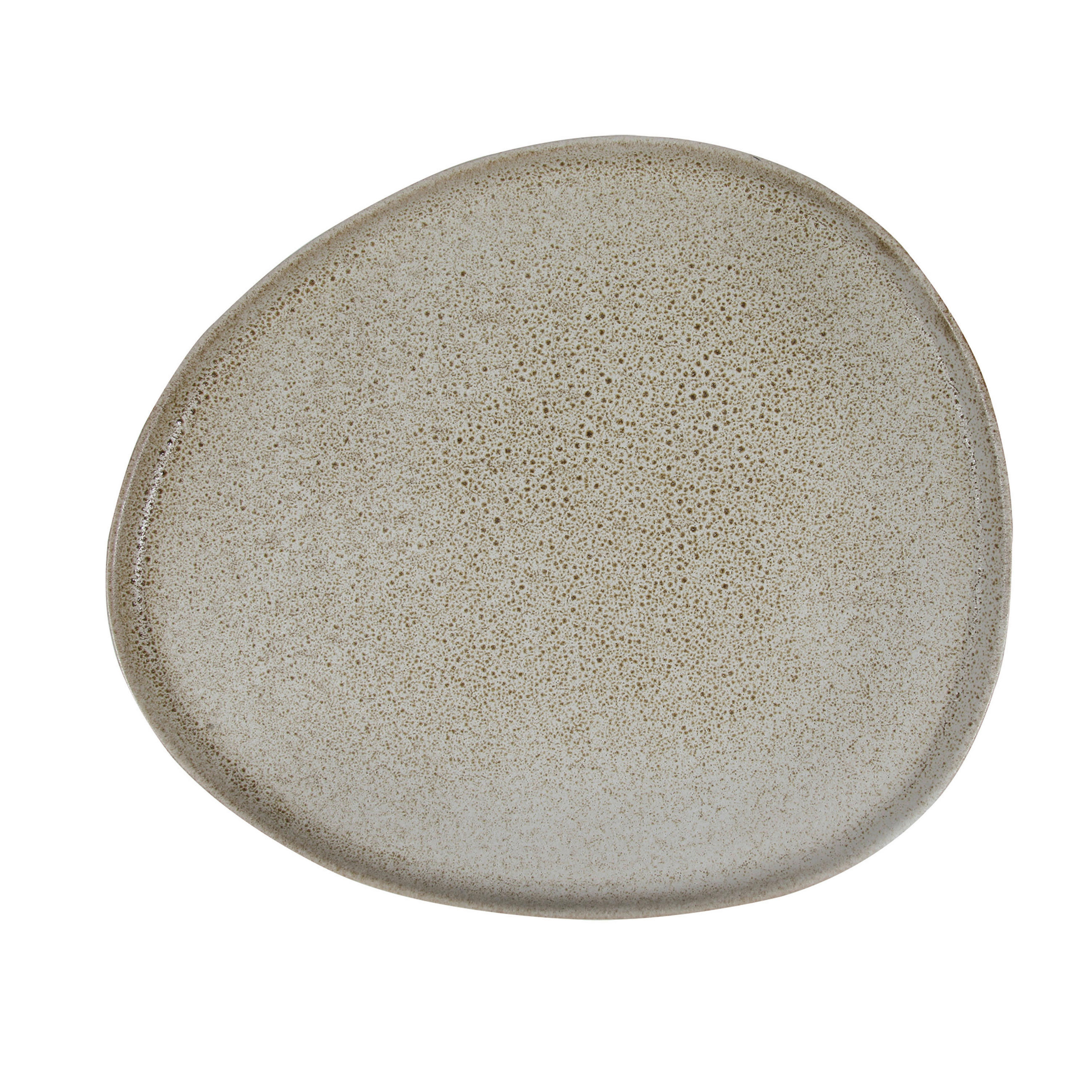 SPEISETELLER RAW 29 cm  - Beige, Basics, Keramik (29cm) - Aida