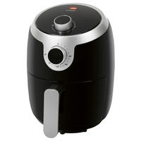 HEIßLUFTFRITTEUSE 1,8 L  - Silberfarben/Schwarz, Basics, Kunststoff (25,5/31,5/25cm) - Bomann