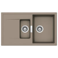 SPÜLE MONO D-150-A / MOND150ATWI  - Basics, Stein (86/30,6/51,0cm) - Schock