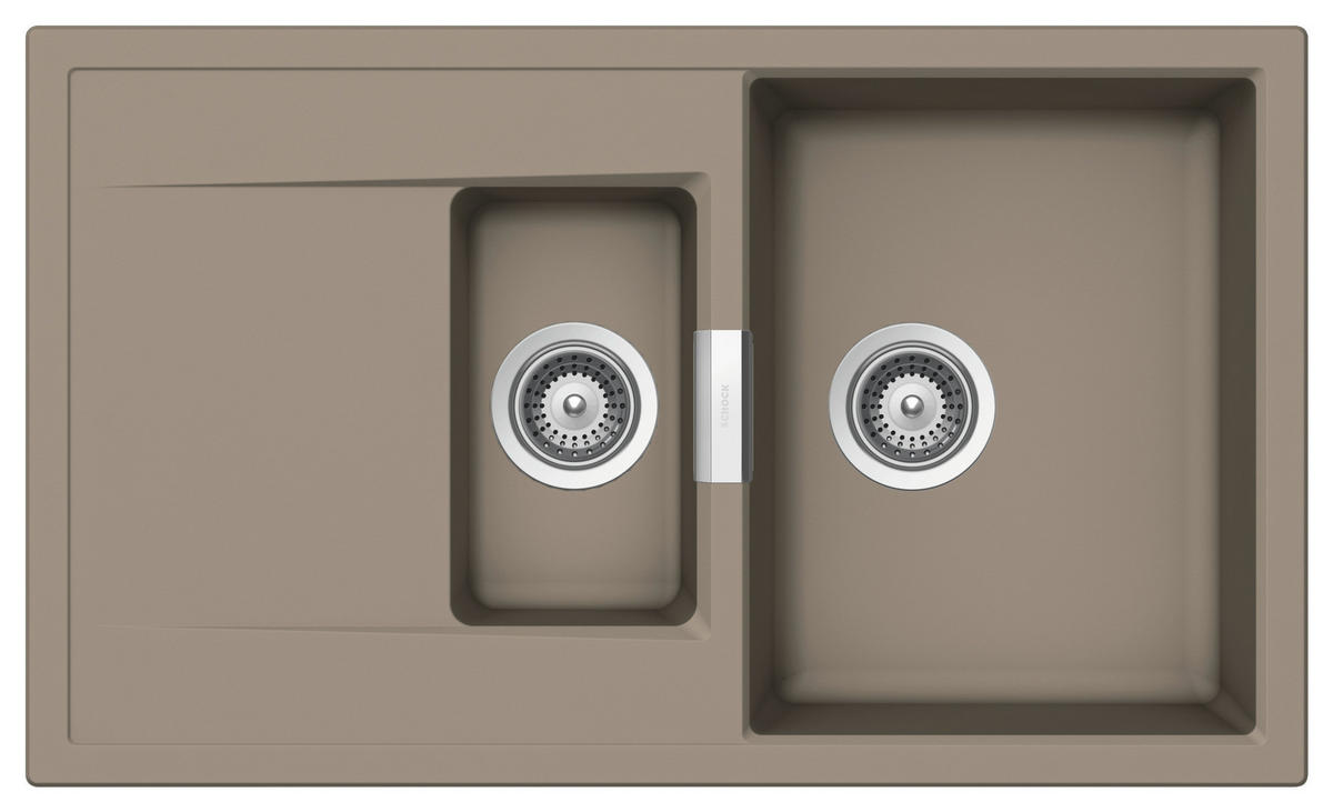 SPÜLE MONO D-150-A / MOND150ATWI  - Basics, Stein (86/30,6/51,0cm) - Schock