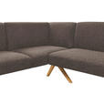 ECKBANK 238/172 cm  in Braun  - Eichefarben/Braun, KONVENTIONELL, Holz/Textil (238/172cm) - Linea Natura