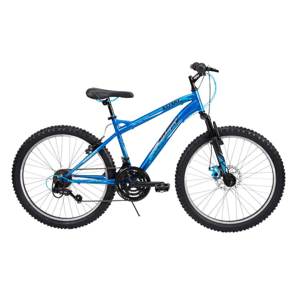 MOUNTAINBIKE 24 Zoll Kinder  - Blau, Basics, Metall (60,5/98/163cm)
