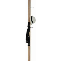 GARDEROBENPANEEL  in 8/185/4 cm  - Eichefarben, Design, Holzwerkstoff/Metall (8/185/4cm)