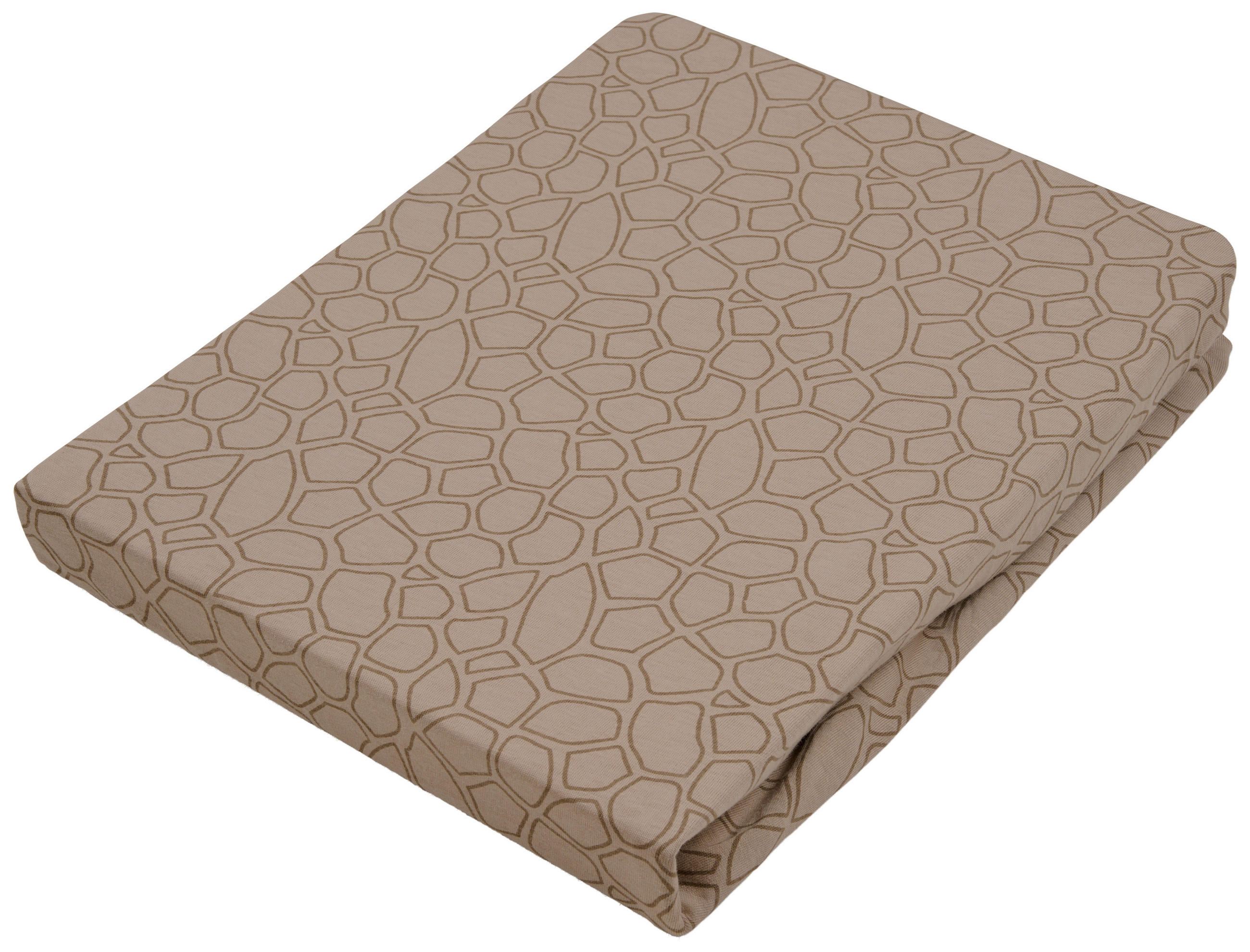 Patinio Kinderspannbetttuch Braun 70x140 cm