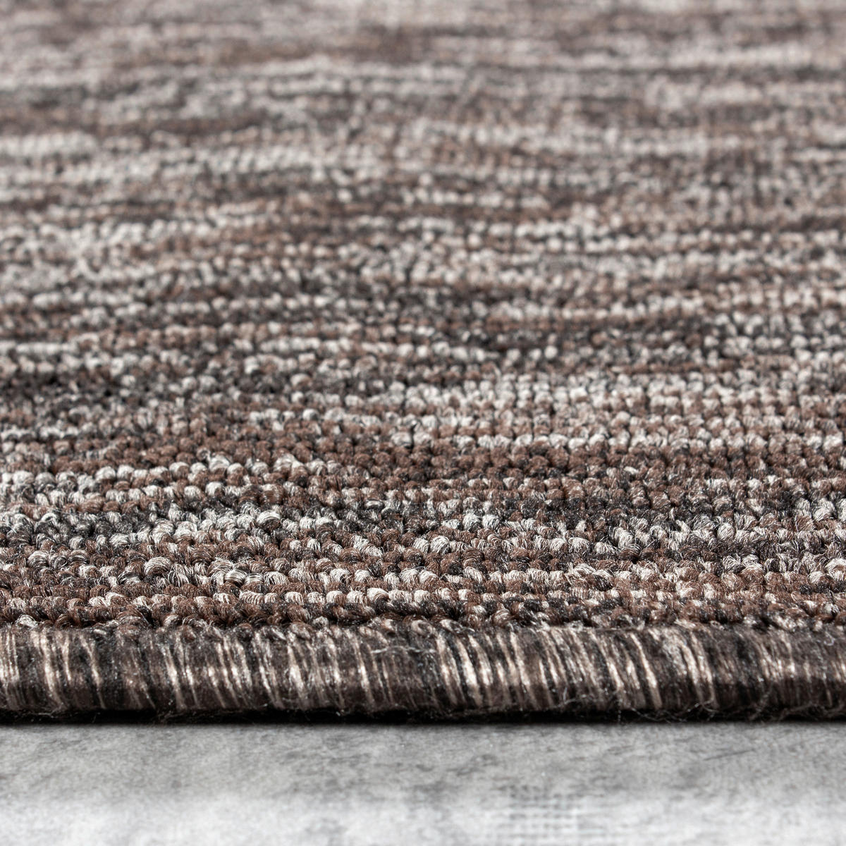 FLATVÄVD MATTA 120/170 cm Nizza 1800 Braun  - brun, Klassisk, textil (120/170cm)
