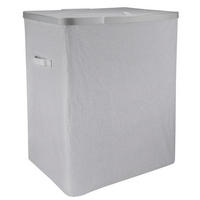 WÄSCHESAMMLER - Silberfarben, Basics, Kunststoff (56/67/40cm) - Kleine Wolke