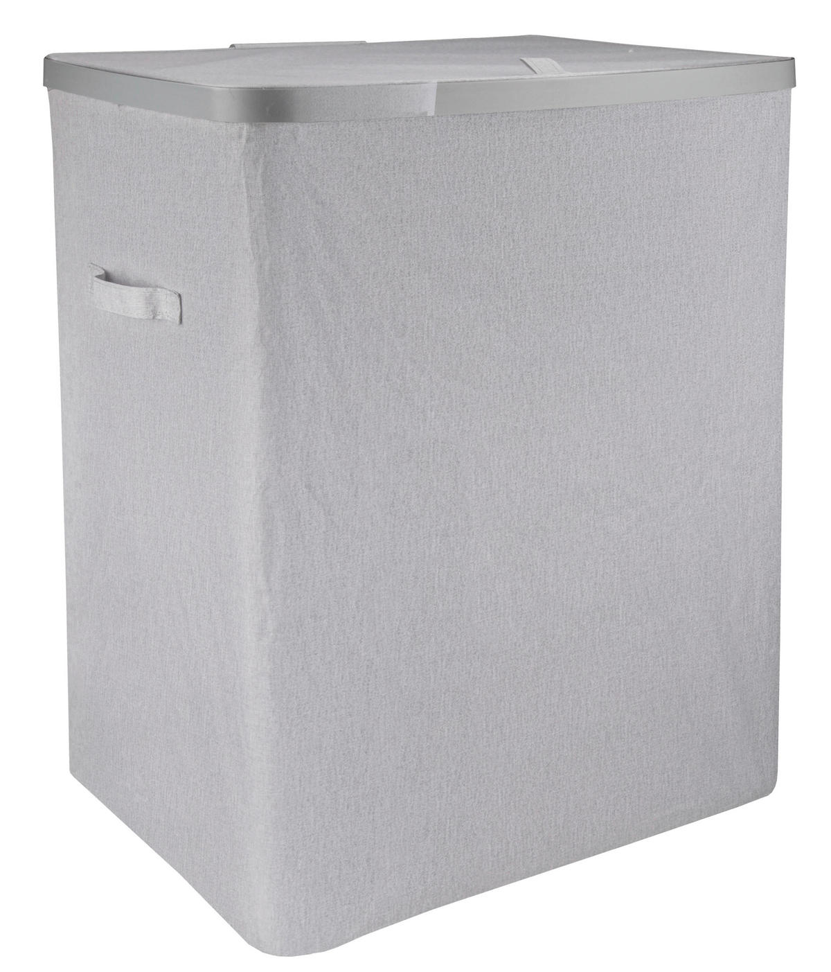 WÄSCHESAMMLER - Silberfarben, Basics, Kunststoff (56/67/40cm) - Kleine Wolke