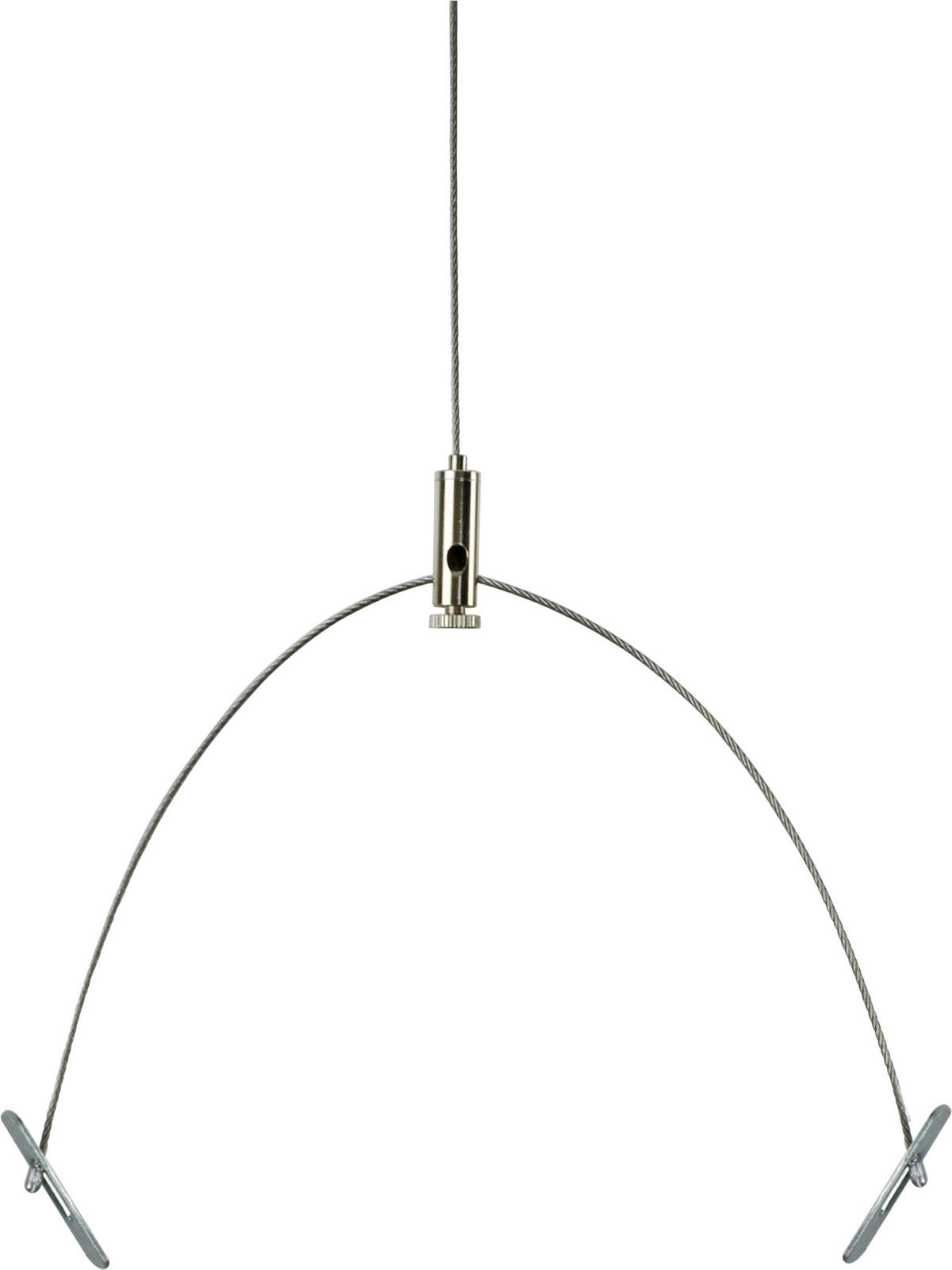 SEILSYSTEM-MONTAGESET 150 cm  - Edelstahlfarben, Basics, Metall (150cm)