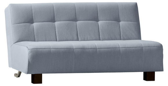 SCHLAFSOFA Hellblau  - Schwarz/Hellblau, Design, Textil/Metall (165/92/102cm) - Novel