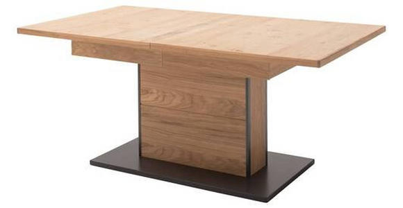 ESSTISCH in Metall, Holzwerkstoff 180/100/77 cm - Eichefarben/Anthrazit, KONVENTIONELL, Holzwerkstoff/Metall (180/100/77cm) - Landscape