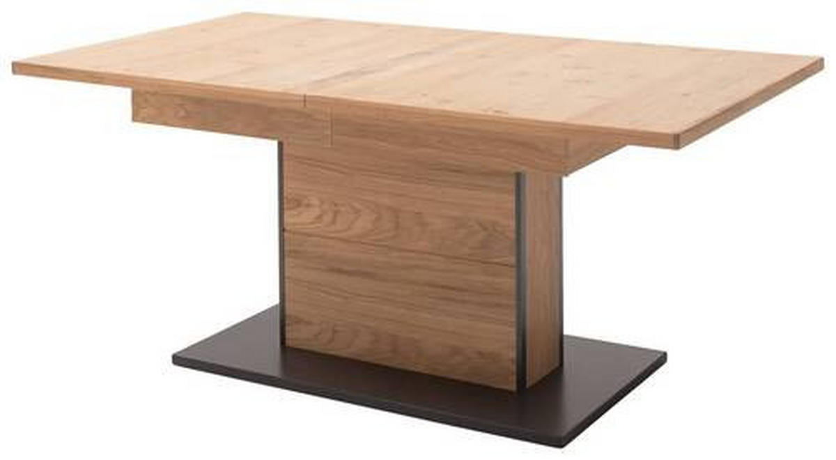 ESSTISCH in Metall, Holzwerkstoff 180/100/77 cm  - Eichefarben/Anthrazit, Konventionell, Holzwerkstoff/Metall (180/100/77cm) - Landscape