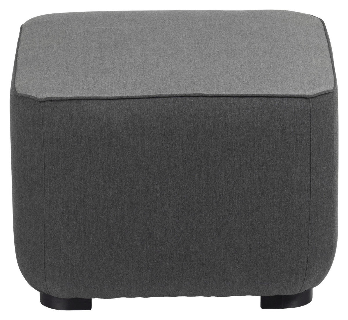 GARTENHOCKER  - Anthrazit/Grau, Basics, Textil/Metall (60/43/60cm) - Kettler