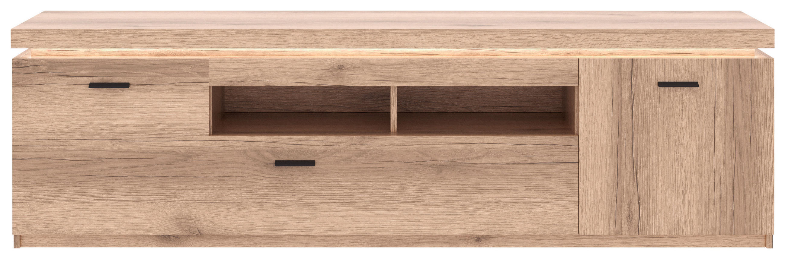 Tv-element Vancouver B: 196 Cm Eiche Dekor