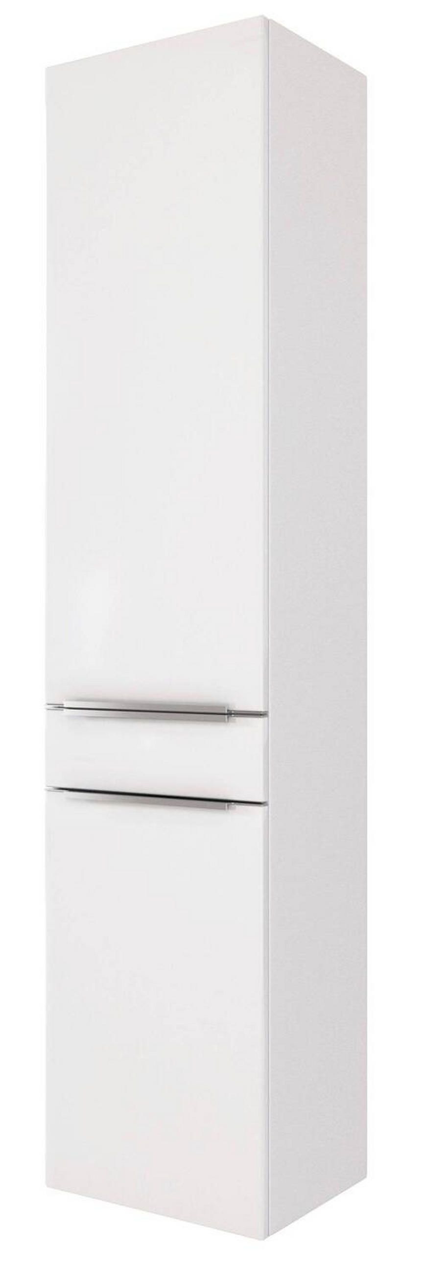 HOCHSCHRANK 40/180/35 cm  - Edelstahlfarben/Silberfarben, KONVENTIONELL, Holzwerkstoff/Kunststoff (40/180/35cm) - Xora