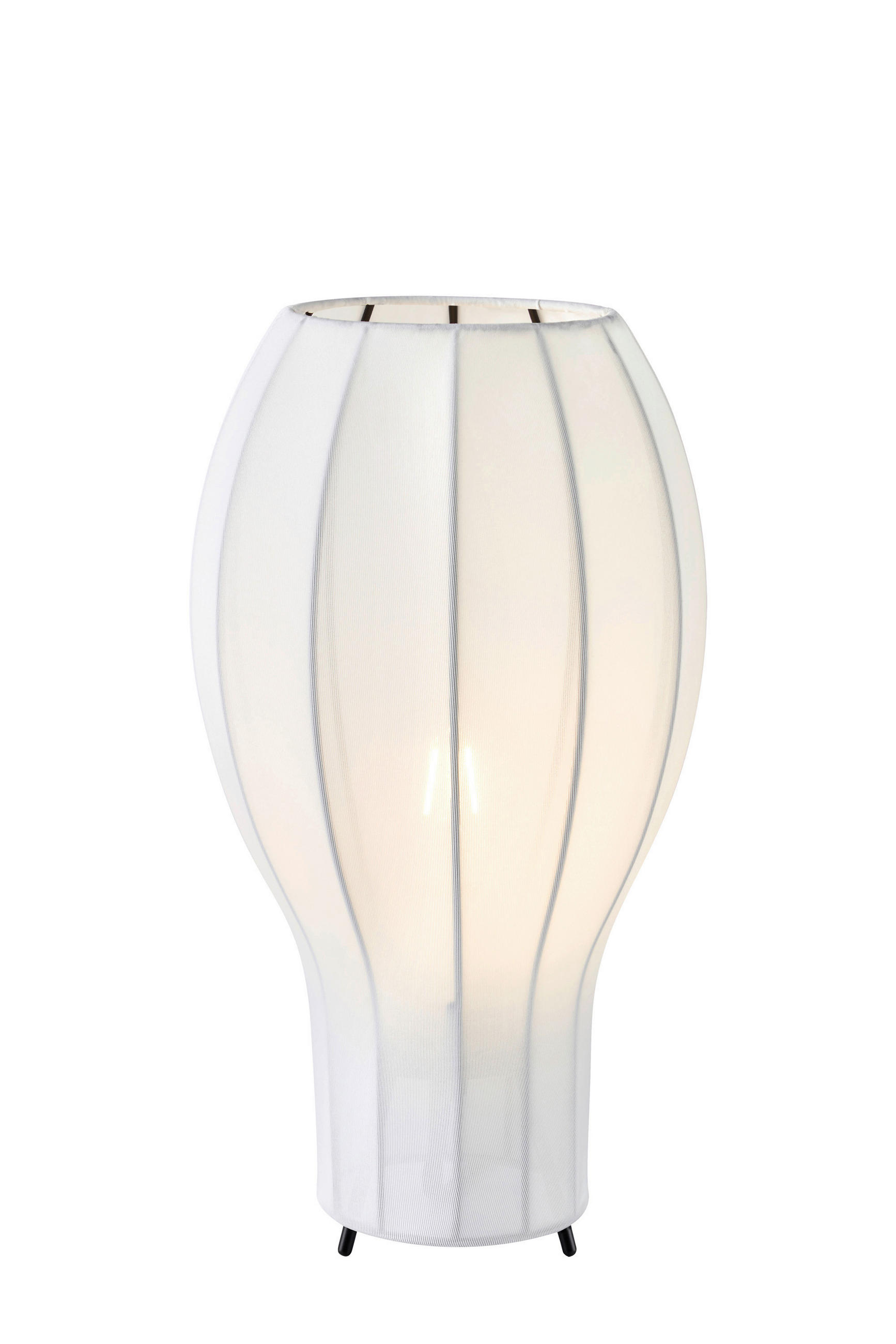 TISCHLEUCHTE GLOBO 21,5/36,5 cm   - Schwarz/Weiß, Design, Kunststoff/Metall (21,5/36,5cm) - Markslöjd