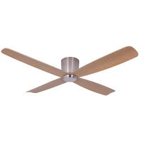DECKENVENTILATOR  132/20 cm    - Chromfarben/Teakfarben, Design, Holzwerkstoff/Kunststoff (132/20cm) - P & B
