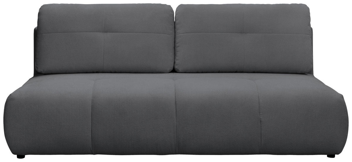 SCHLAFSOFA Struktur Blau  - Blau/Schwarz, Design, Textil (208/92/104cm) - MID.YOU