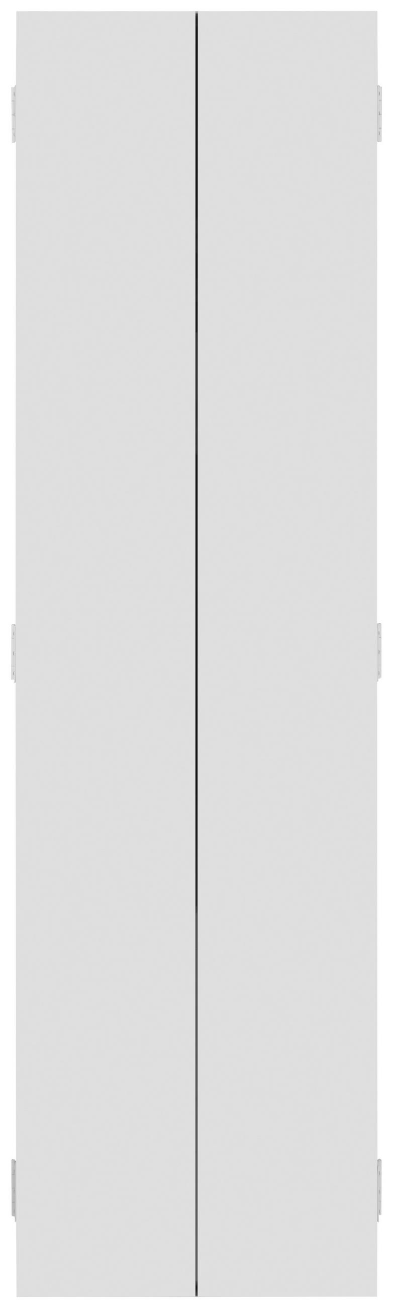 WANDSPIEGEL 45-90/160/2-4 cm  - Weiß, Design, Glas/Holzwerkstoff (45-90/160/2-4cm) - MID.YOU
