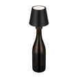 AKKU-TISCHLEUCHTE Norfolk 11/12,2 cm  - Schwarz, Design, Metall (11/12,2cm) - Novel