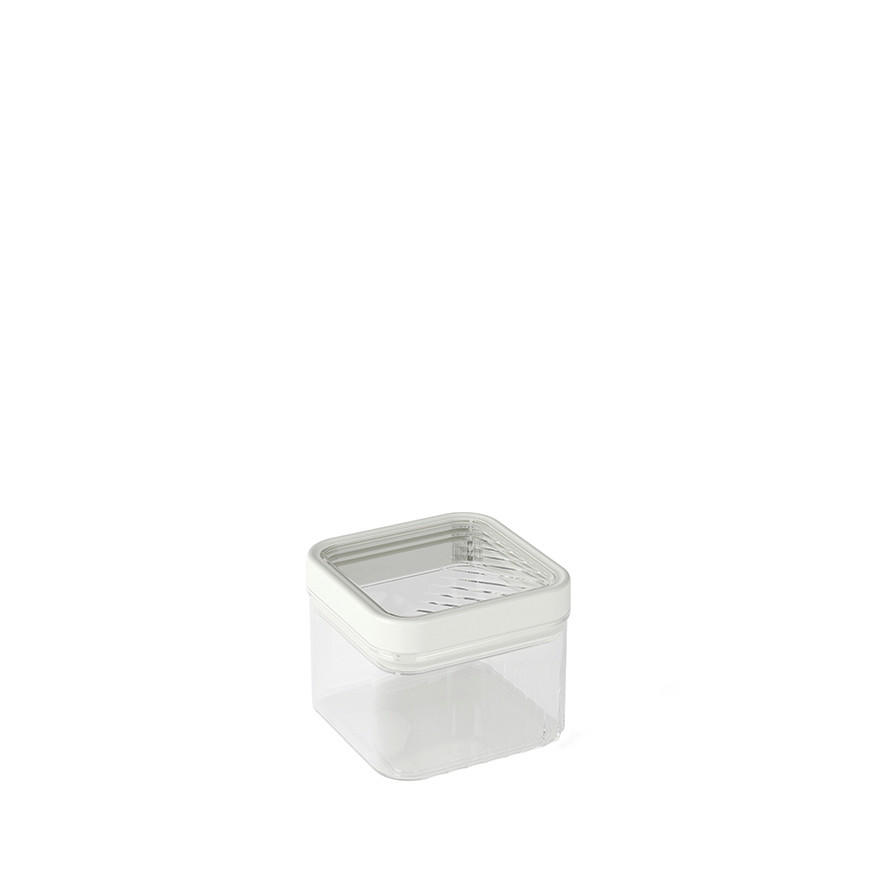 TÁROLÓDOBOZSZETT   - fehér, Basics, műanyag (10,7/7,9/10,7cm) - Curver