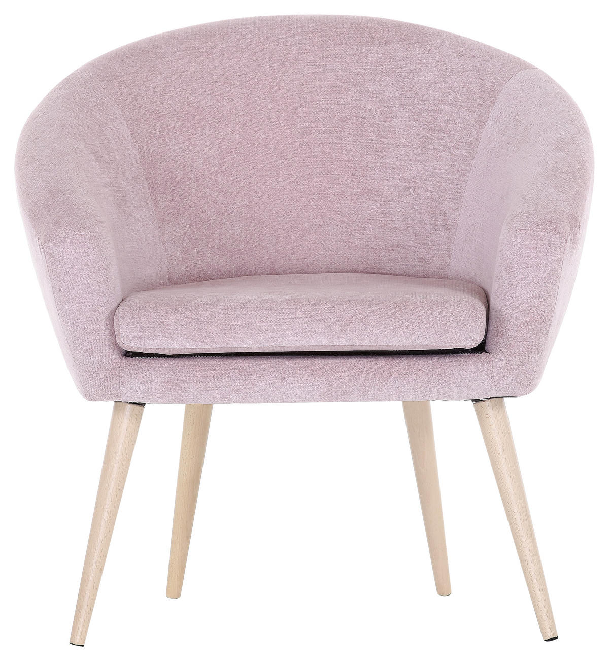 FOTELJA 73/73/66 cm , ružičasta  - ružičasta, Dizajnerski (73/73/66cm) - Carryhome