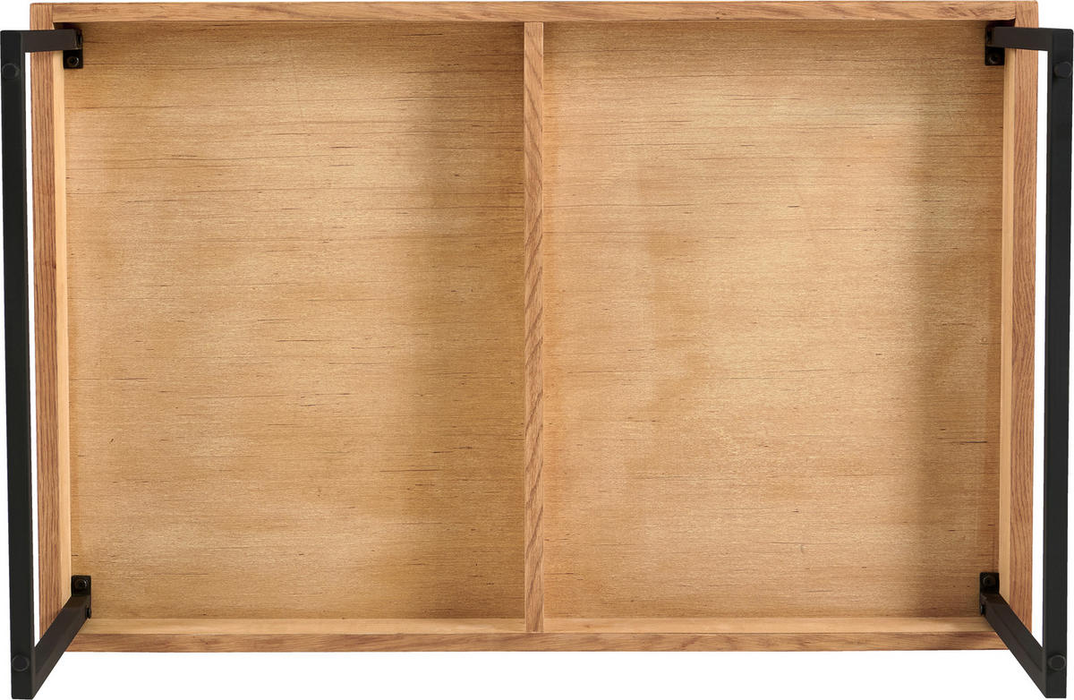 KONFERENČNÝ STOLÍK, čierna, farba duba, drevo, kompozitné drevo, 100/65/42 cm - čierna/farba duba, Design, drevo/kompozitné drevo (100/65/42cm) - Carryhome
