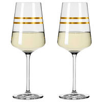 WEIßWEINGLAS Celebration Deluxe 400 ml 2-teilig  - Goldfarben, Glas (0,4cm) - Ritzenhoff