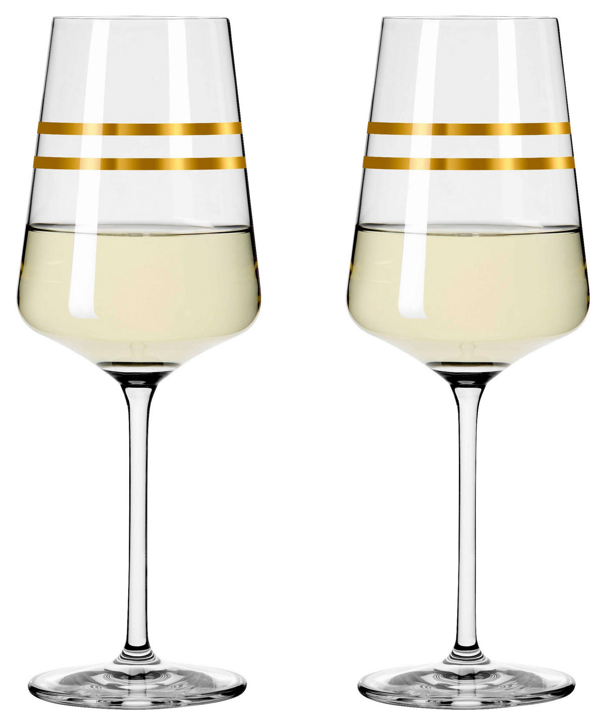WEIßWEINGLAS Celebration Deluxe 400 ml 2-teilig  - Goldfarben, Glas (0,4cm) - Ritzenhoff