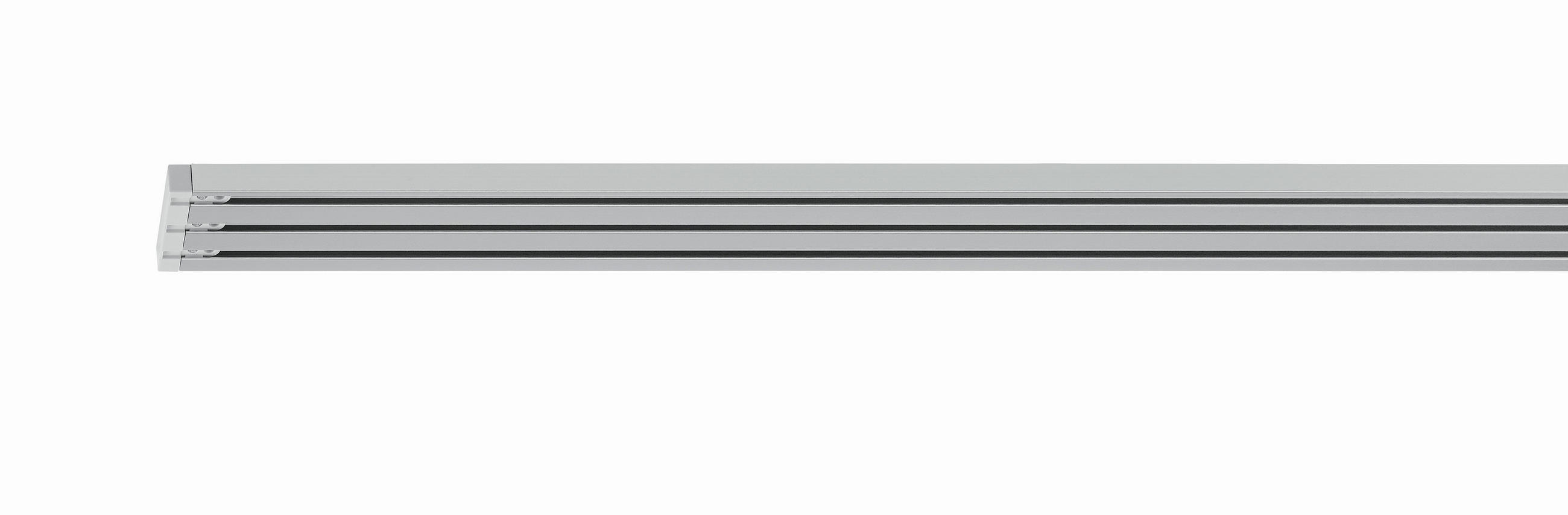 KOLEJNICE NA PANELOVÝ ZÁVĚS  160 cm - barvy hliníku, Design, kov (160cm) - Homeware