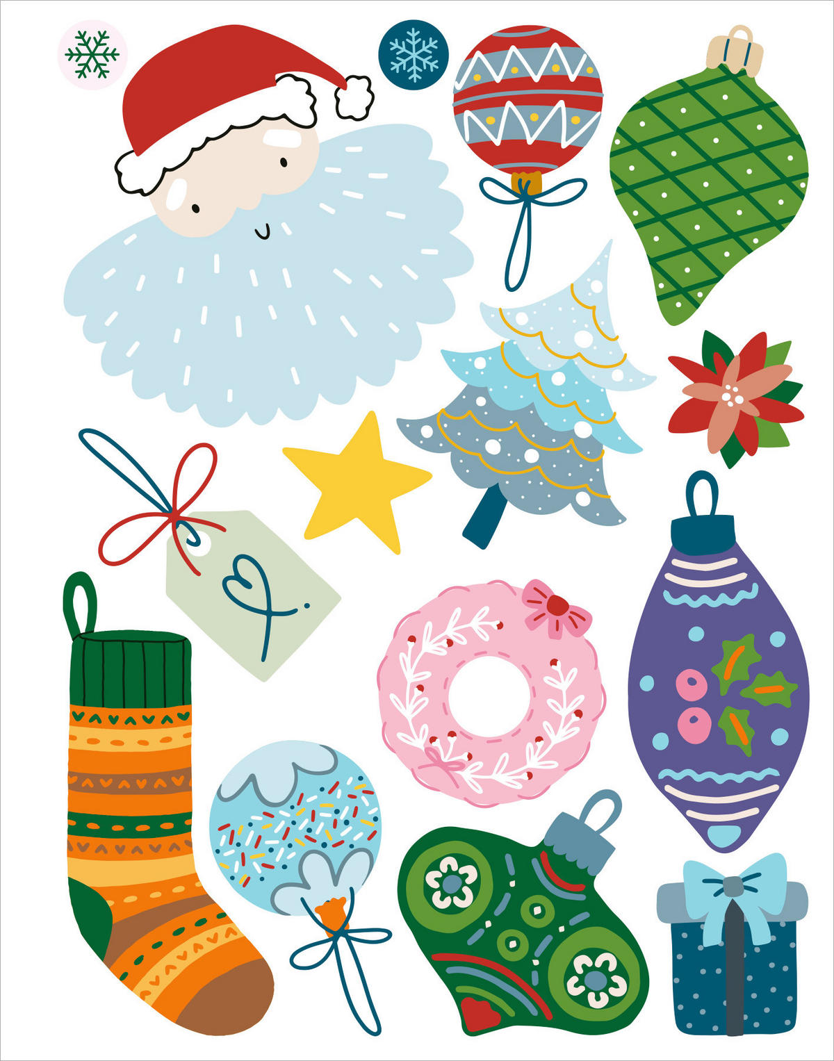 BUCH Diamant-Weihnachts-Anhänger  - Multicolor, Basics, Papier (16,5/16,5/1cm)