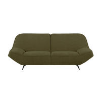 3-SITZER-SOFA in Chenille Olivgrün  - Olivgrün, Design, Textil (223/87/96cm) - MID.YOU