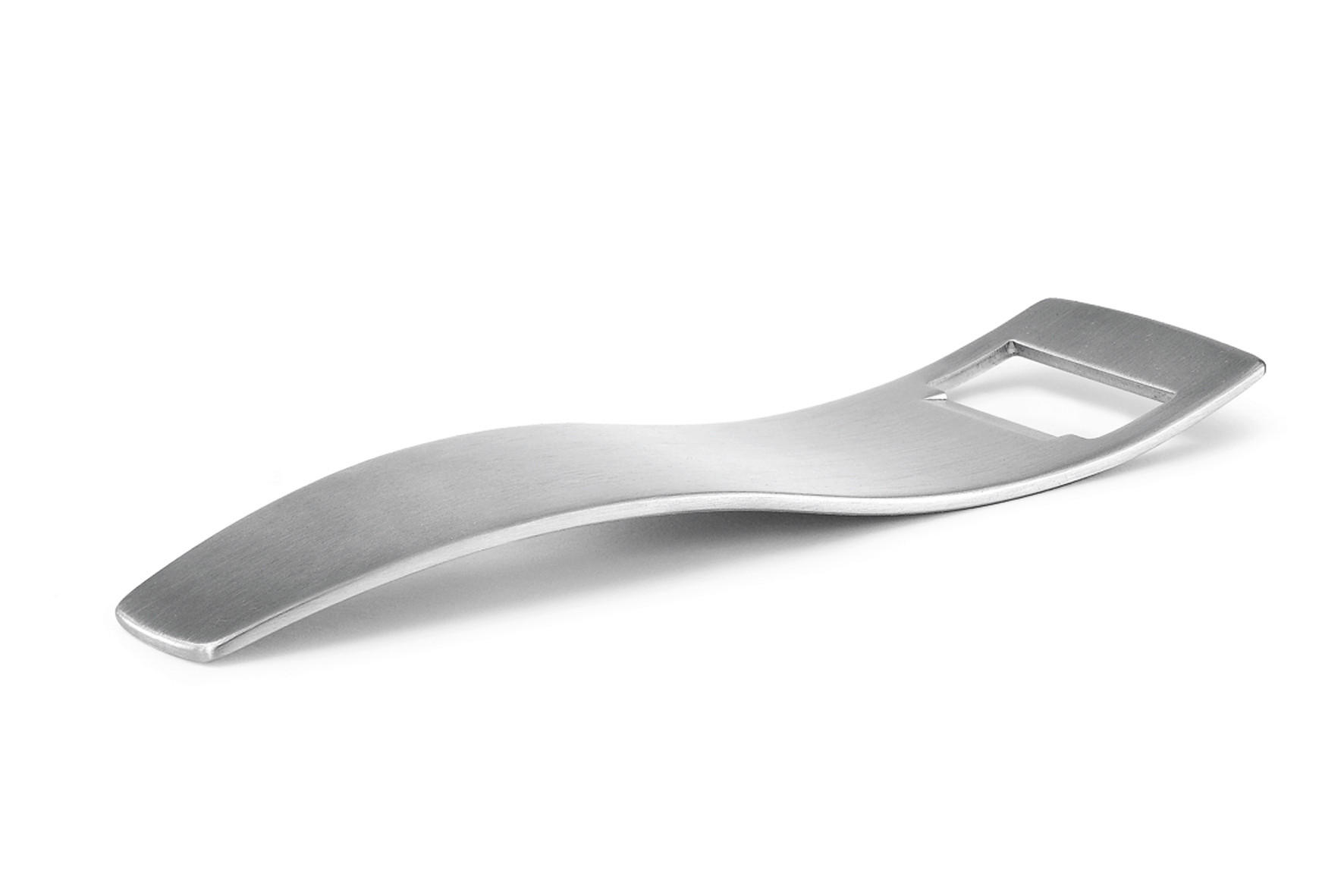 FLASCHENÖFFNER - Edelstahlfarben, Basics, Metall (4/15,5cm) - Zack
