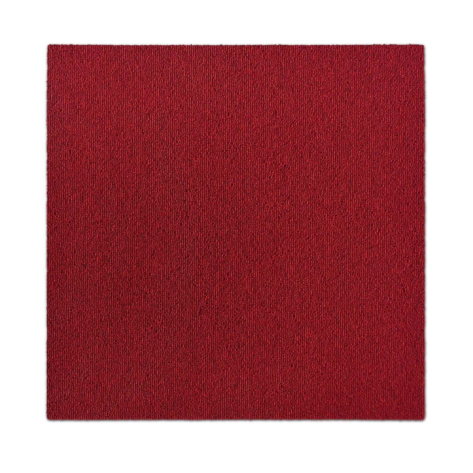 TEPPICHFLIESE - Rot, Basics, Kunststoff/Textil (50/50cm) - Esposa