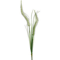 DEKOGRAS - Weiß/Grün, Basics, Kunststoff (133cm)